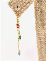 Orecchini Vidali Gioielli Donna in Oro giallo Zircone OROR-14-34 - OROR-14-34